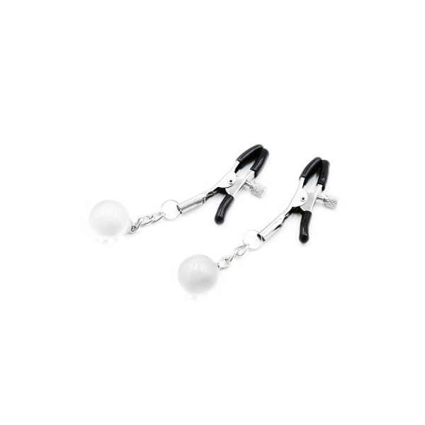 Pinces à seins réglables avec bijoux 